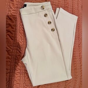Rachel Zoe Pull on Skinny Leg Pant - Cream - size 6